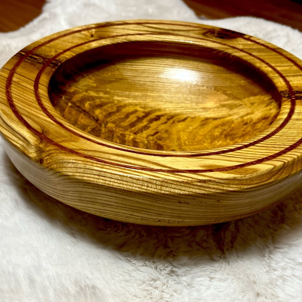 Decorative Artisan Made Ash Bowl